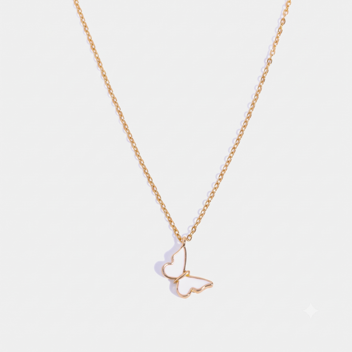 Aura Minimal Butterfly Necklace