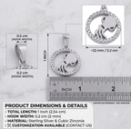 Aquarius Zodiac Pendant