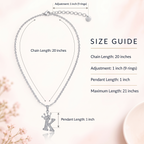 Monarch Initial K Crown Necklace