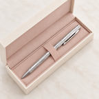 925 sterling silver ball pen presented inside an elegant gift box