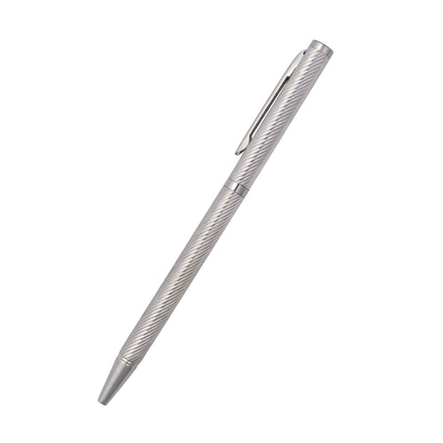 925 sterling silver Twistline ball pen on white background