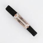 Filigree Shield Mesh Silver Bracelet
