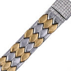 Titan Mesh Scale Silver Bracelet