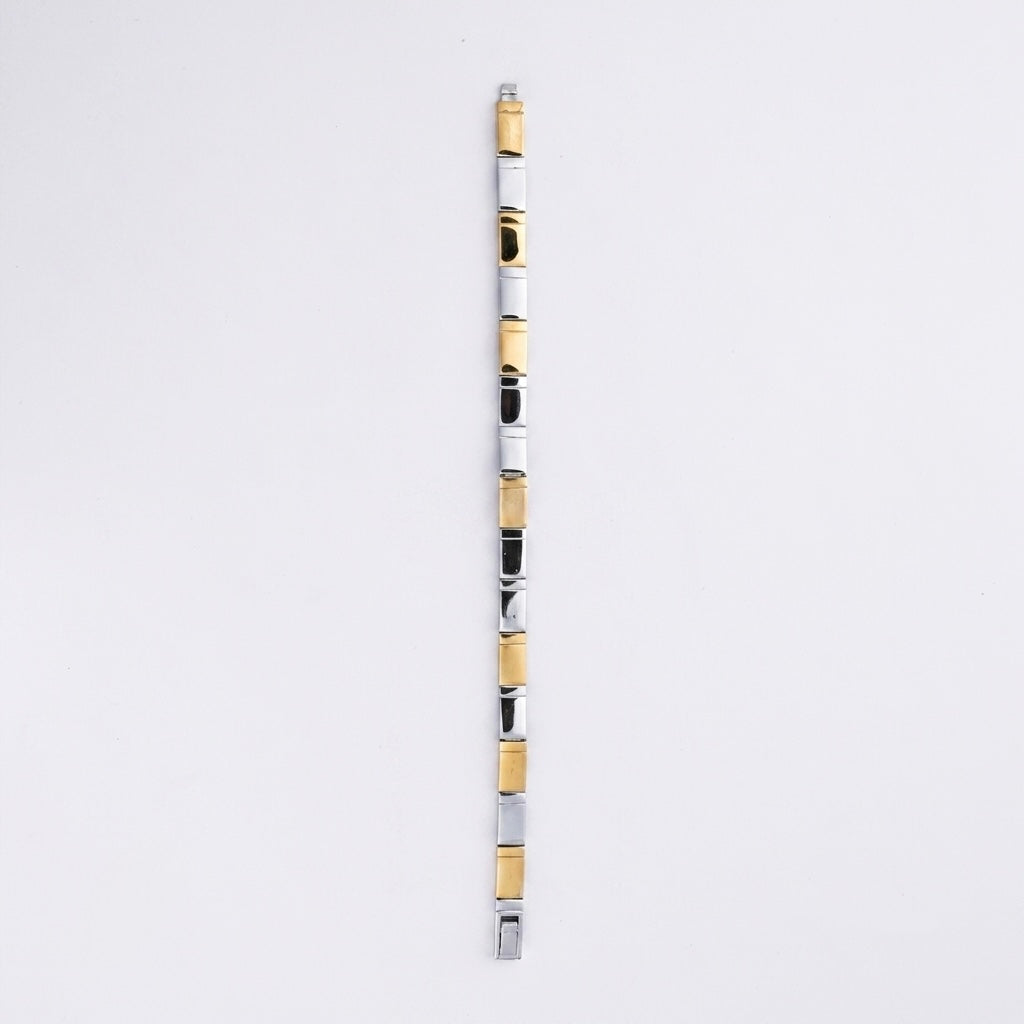 Cygnus Minimalist Bar Silver Bracelet