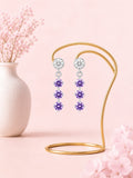 Aurelia Amethyst Triple Drop Earring