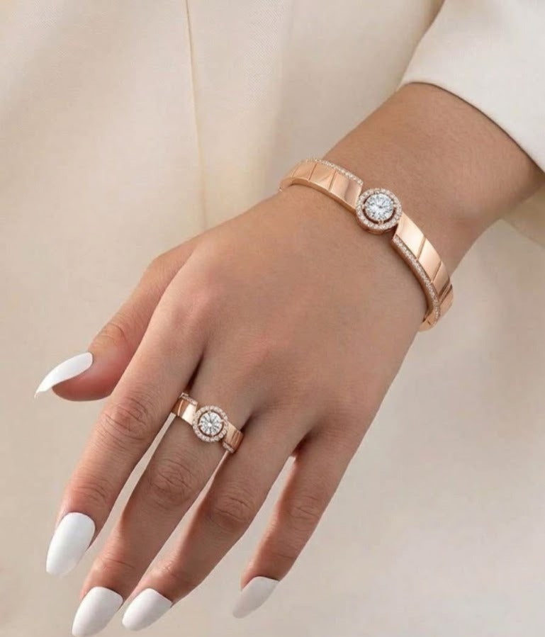 Solitaire Halo Set