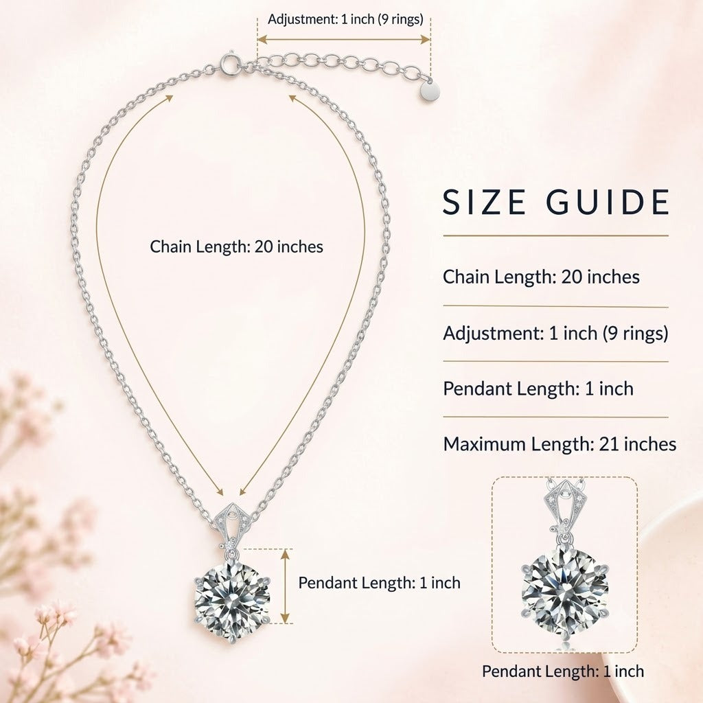 Soleil Large Solitaire Necklace