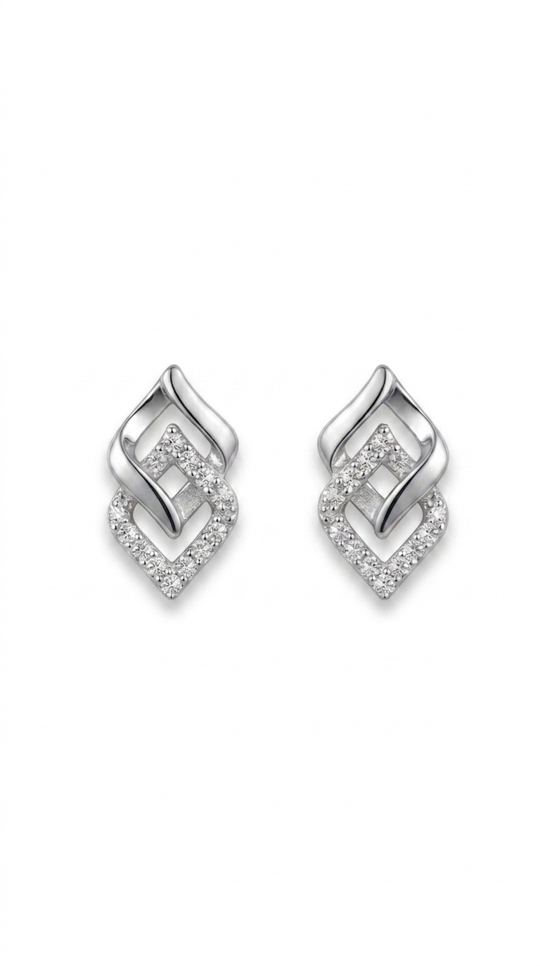 Celeste Twist Stud Earrings
