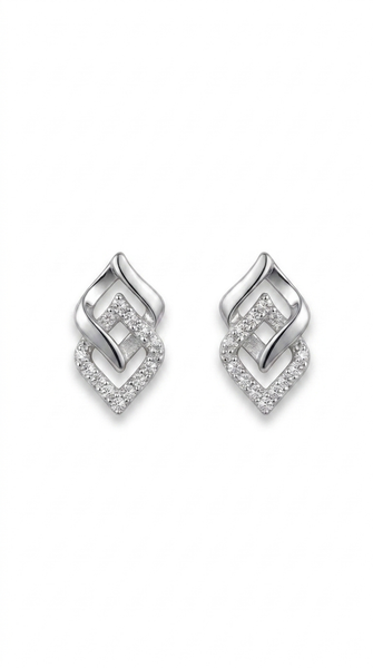 Prism Twist Stone Studs