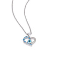 Evil Eye Heart Pendant