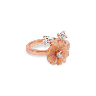 Blush Petal Bloom Ring