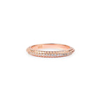 Rose Sparkle Stacking Ring