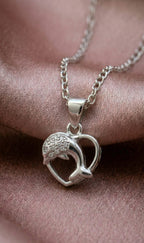 Dolphin Heart Pendant