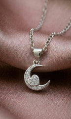 Moonlit Heart Necklace