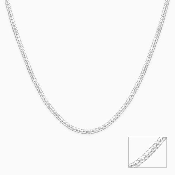 Verdure Weave Silver Chain