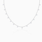 Celeste Drop Charm Necklace