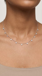 Celeste Drop Charm Necklace
