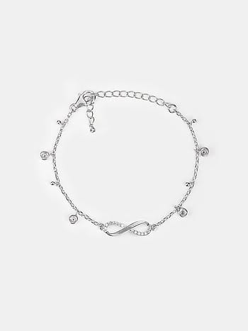 infinity charm loved bracelet