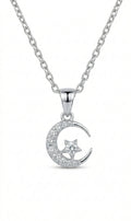 Celestial Moon Star Necklace