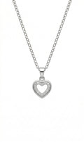 Radiant Heart Halo Necklace