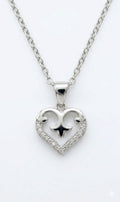 Sparkling Royal Heart Necklace