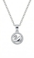Swan Embrace Necklace