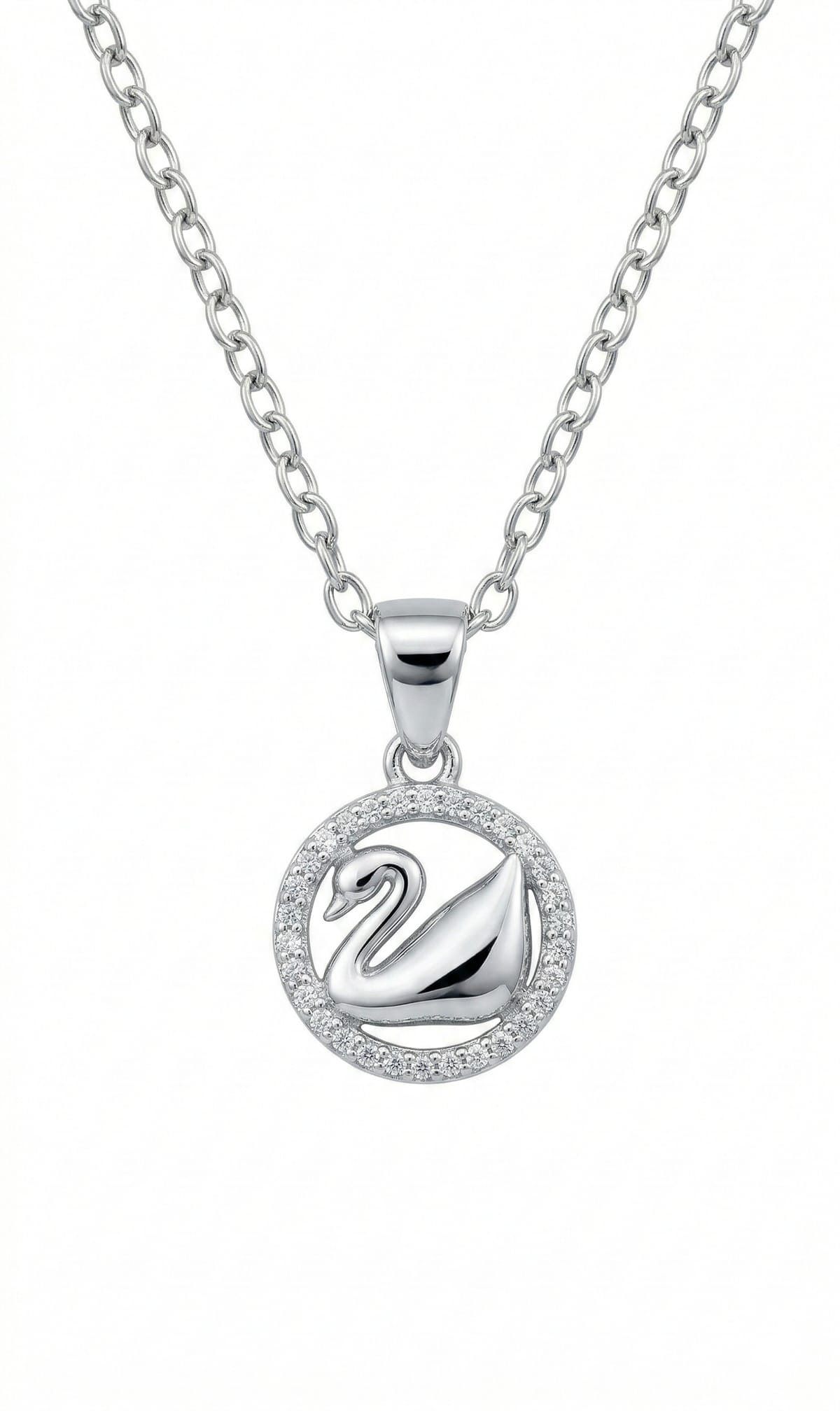 Swan Embrace Necklace