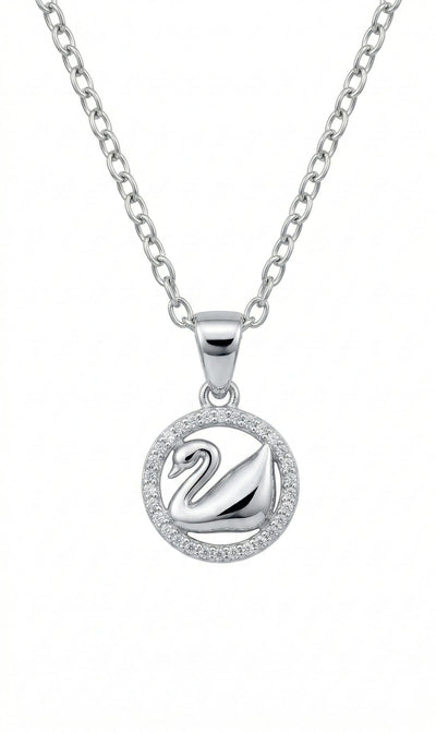 Swan Embrace Necklace