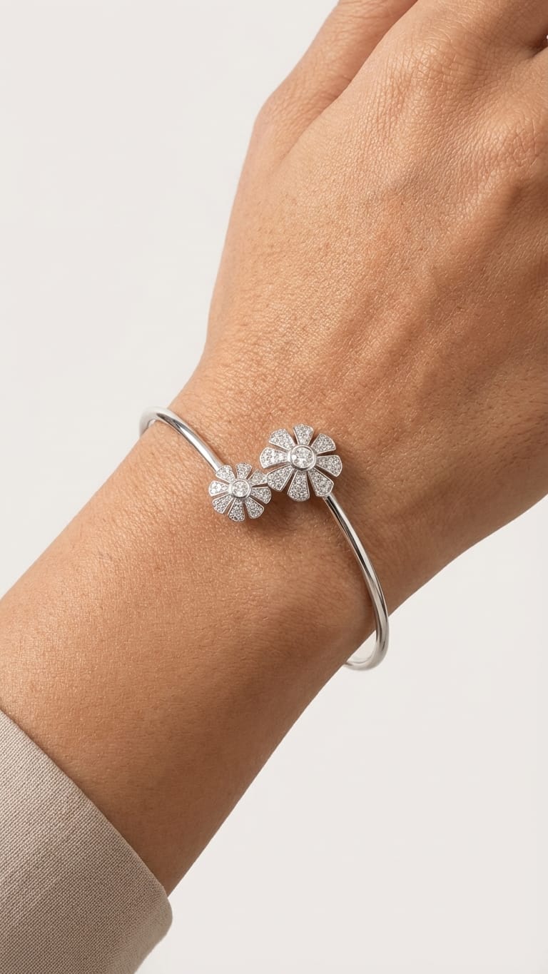 Blossom Duet Open Cuff