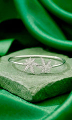 Crystal Bloom open Cuff