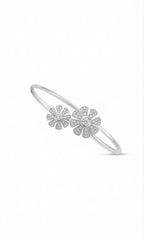 Twin Bloom Open Cuff