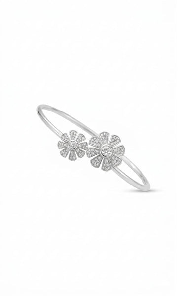 Twin Bloom Open Cuff