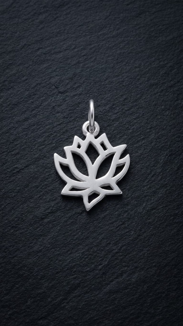 Lotus Charm Pendant