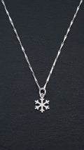 Noelle Snowflake Charm Necklace