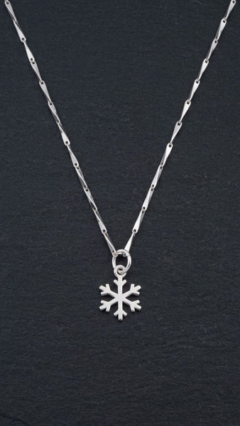 Noelle Snowflake Charm Necklace