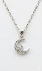 Moonlit Heart Necklace