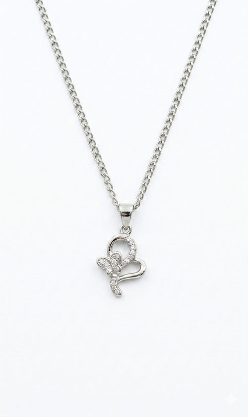 Butterfly Heart Necklace
