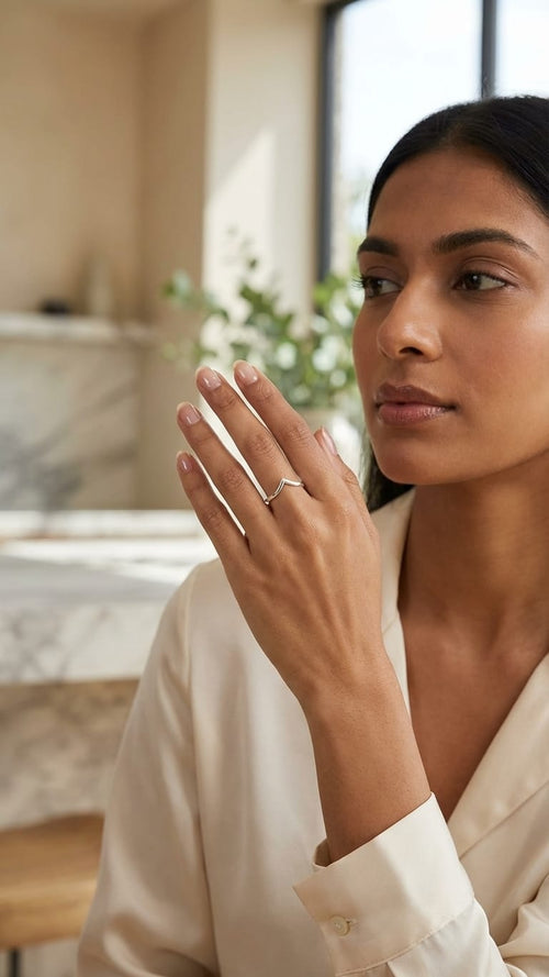 925 Sleek Vanki Ring