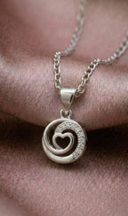 Eternal Heart Swirl Necklace
