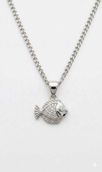 Ocean Spark Fish Necklace