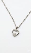 Sparkling Double Heart Necklace
