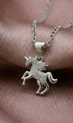 Sparkling Unicorn Charm Necklace