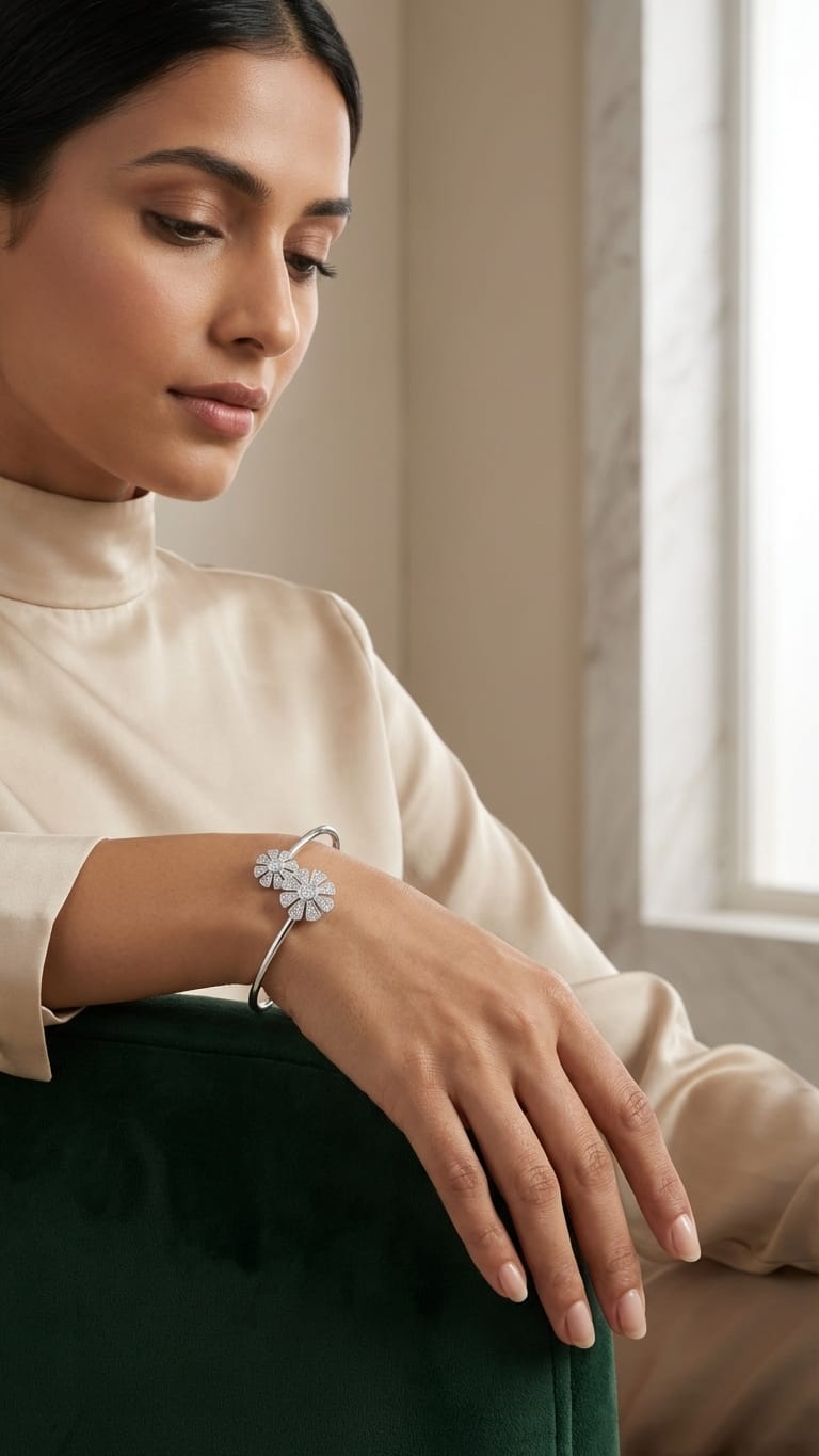 Blossom Duet Open Cuff