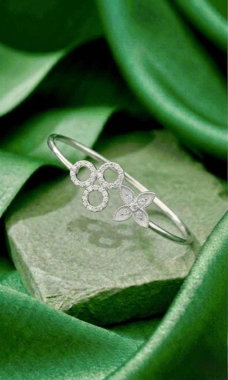 Flora Harmony Open Bangle