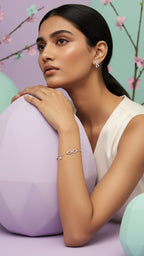infinity charm loved bracelet