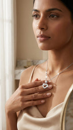 Radiant Heart Halo Necklace