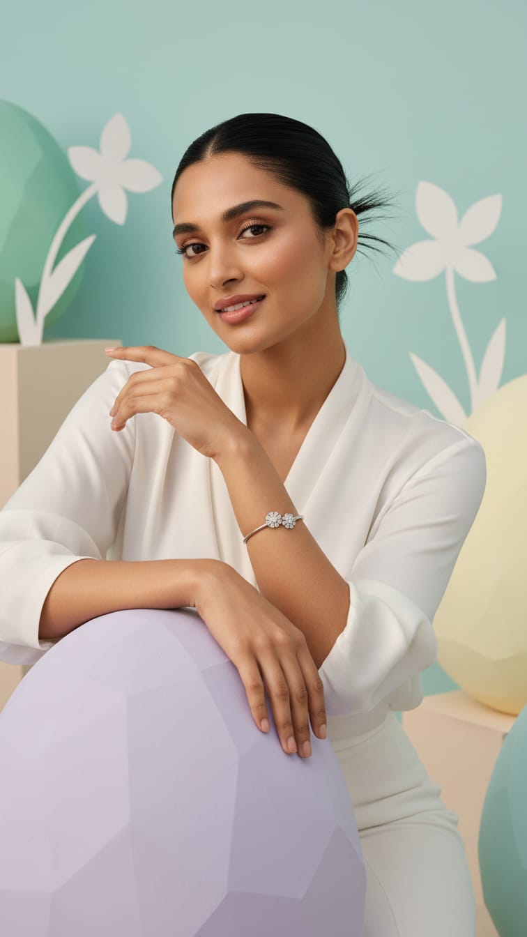Blossom Duet Open Cuff