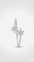 Crystal Bloom open Cuff