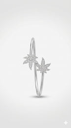 Crystal Bloom open Cuff