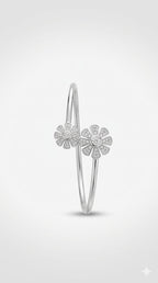 Twin Bloom Open Cuff